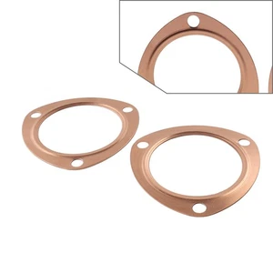 2x 3" Header Collector Gaskets For Chevrolet V8 Engines Small Block 302 1967-69 - Picture 1 of 8