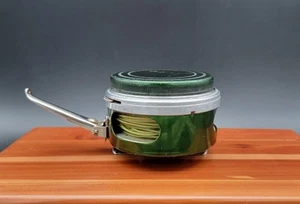 Vintage Green Martin No. 38 Mohawk Automatic Fly Reel Made In USA - Picture 1 of 8