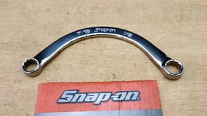 New Snap On CX1416 - 7/16" X 1/2" 12 Point Half Moon Box End Wrench Ships Free - Picture 1 of 6