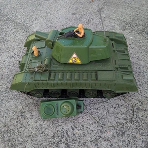 Tiger Joe Vintage 1960's Army Military Tank Toy Green (READ) - Picture 1 of 24