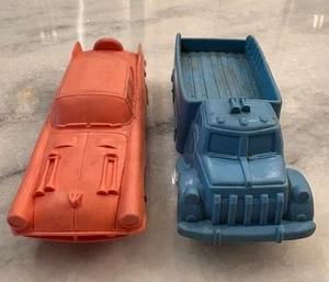 Bundle of 2 Vintage Auburn Rubber Vehicles – Made in USA – 1940s–1950s - Picture 1 of 17