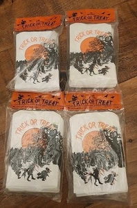 Halloween Trick Or Treat Bags, Ghoules In The Graveyard, New, Some Bag Wear - Picture 1 of 7