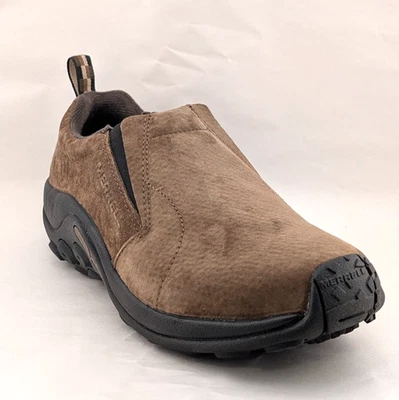 Zapato Mocasín Merrell Para Hombre Talla 11 Jungle Moc Cuero Tierra Oscuro Sin Cordones J65685 Foto 1 de 4