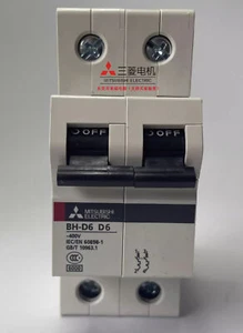 Mitsubishi Miniature Circuit Breaker BH-D6 2P D6 - Picture 1 of 1