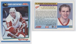 1991-92 Score Canadian English Vladimir Konstantinov #659 Rookie RC