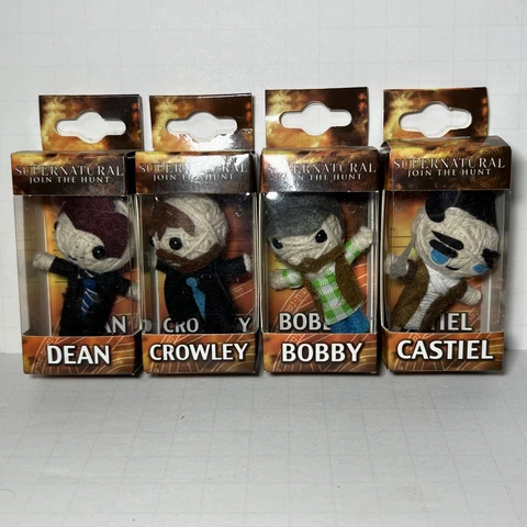 Supernatural Join The Hunt String Figures Dean, Bobby, Castiel, & Crowley Cover