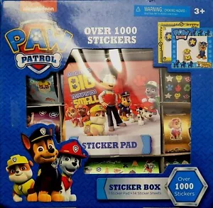Nickelodeon PAW PATROL Sticker Box 14 Sheets, Pad With Scenes 1000+ Age 3+ - Picture 1 of 5
