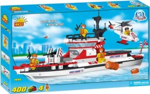 Cobi Coast Guard Patrol Vessel Building Play Set 1840 NEU Retired ungeöffnet - Bild 1 von 1