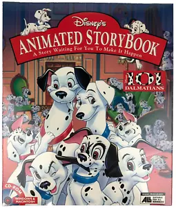 Disney's 101 Dalmatians Animated Storybook CD Windows & Mac 1997 Big Box Vintage - Picture 1 of 12