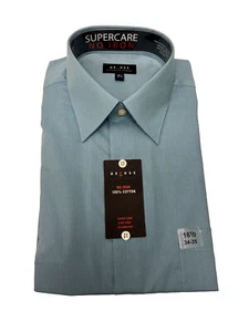 NWT Axcess Striped Aqua Button Up - Picture 1 of 3