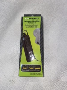 XITPHOTO Remote Shutter Release Designed for Canon, Pentax, and Samsung DSLR Cam - Picture 1 of 5