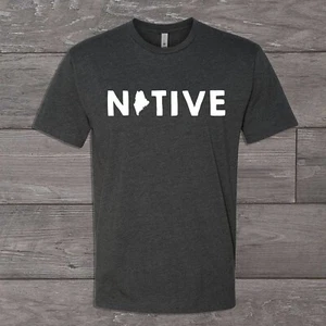 Maine Native State T-shirt Tee Tshirt Unisex ME - Picture 1 of 2