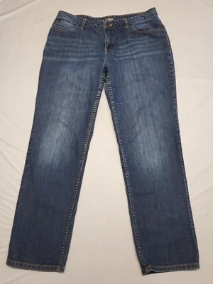 J Jill Womens Jeans Size 10 Straight Leg Denim Pants Blue Cotton 34 X 29 - Image 1 of 4