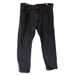 Levi's 559 Relaxed Straight Fit Jeans Mens 36 X 30 Black Denim Vintage - Picture 1 of 9