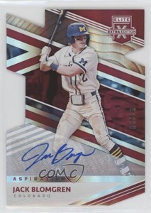 2020 Elite Extra Edition Aspirations Die-Cut Signatures /23 Jack Blomgren Auto