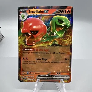 Scovillain ex - Surging Sparks SSP 037/191 Double Rare Pokemon Card - Picture 1 of 2