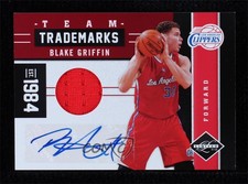 2011 Panini Limited Team Trademarks Materials Signatures /25 Blake Griffin Auto