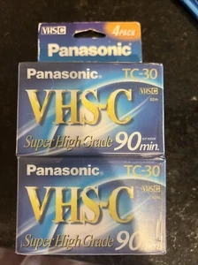 VHS -C Panasonic 4 Pack SEALED - Picture 1 of 4