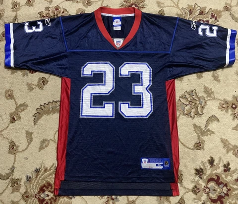 Reebok Blue NFL Buffalo Bills Marshawn Lynch #23 Football Jersey Size Small Cover