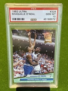 1992-93 Fleer Ultra Shaquille O'Neal Rookie Card RC #328 PSA 10 Magic - Picture 1 of 1