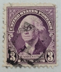 VINTAGE ~ U.S. Postage Stamp ~ George Washington ~ Three Cent (3¢) Violet - Z7 - Picture 1 of 6