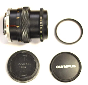 Olympus 50mm f3.5 MC macro Zuiko manual focus lens with filter and caps. - Picture 1 of 6