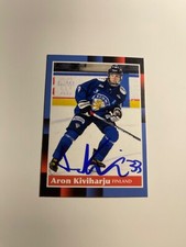 Finland ARON KIVIHARJU Signed Hockey Card