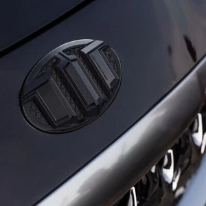 Matt Black 3G Brenthon Emblem (Fits: 2022 2025 The New Palisade) - Picture 1 of 9