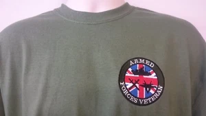 BRITISH ARMY ARMED FORCES VETERAN T-SHIRT - Picture 1 of 2