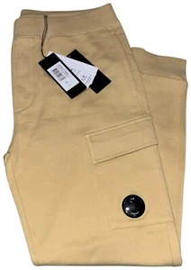 C.P. Company Tan Fleece Cargo Sweatpants Size: XL RRP £195 NEW (Mojade Desert) - Picture 1 of 10