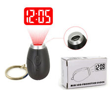 Led Ceiling Time Projector Light Up Keychain Laser Show Lazer Beam Point Pointer