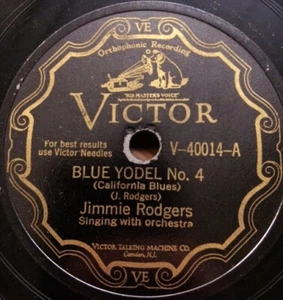 Jimmie Rodgers - Blue Yodel No. 4 (California Blues) / Waiting For A Train (She - Bild 1 von 2