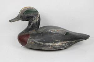 Antiker primitiver Volkskunst geschnitzter funktionierender Köder Inv#JC03 - Bild 1 von 14