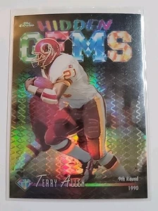 1998 Topps Chrome Football - Hidden Gems Refractor  Terry Allen - HG4 Washington - Picture 1 of 2