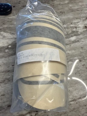 1971-72 Ford Mustang Mach 1 Side Stripe Decal Set - NOS OEM SK-48 2 Sides Black - Image 1 of 4