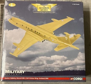 CORGI AVIATION ARCHIVE HAWKER SIDDELEY NIMROD MR.2 RAF KINLOSS WING 1:144 NIB - Picture 1 of 6
