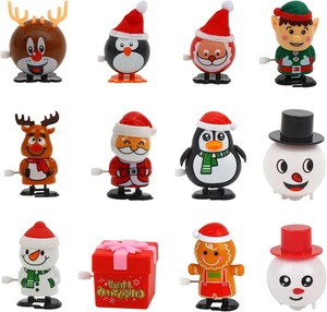 12 Packs Christmas Wind up Toys Assorted Clockwork Toys Stocking Stuffers for Ch - Picture 1 of 12
