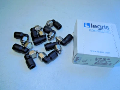 LEGRIS MALE ELBOW 3109 56 20/ 1/4OD X 10-32 UNF BOX 10 - Image 1 of 2