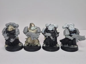 Warhammer 40K Dark Angels Company Veterans Squad  X 4 Fully Assembled Metal - Picture 1 of 2