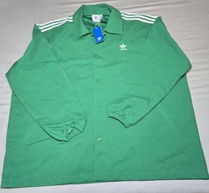 Taglia 2XL - GIACCA ALLENATORE ADIDAS ORIGINALS UOMO ADICOLOR MESH VESTIBILITÀ AMPIA, VERDE. - Foto 1 di 16