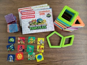 MAGFORMERS Teenage Mutant Ninja Turtles Myltiple Sets 71 Pieces Lot - Picture 1 of 3