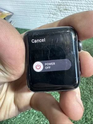 Apple Watch Series 3 42MM ALUMINUM Space Gray Aluminum LOCKED TO OWNER - Image 1 of 4