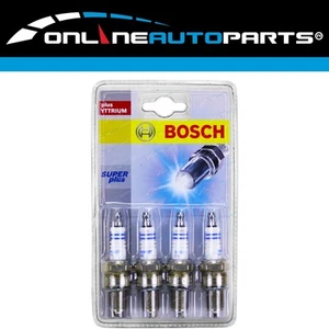 Bosch Spark Plug Set for Mitsubishi Magna TN TP 2.6L 4G54B EFI 4cyl 1987~1991 - Picture 1 of 1