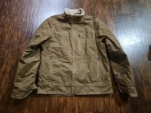 Kuhl Burr Jacket Vintage Patina Dye Canvas Fleece Lined Men’s Medium Distressed - Bild 1 von 10