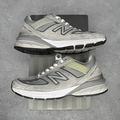 Size 7.5M/9W - New Balance 990v5 Grey *pre-owned* SIZE 7.5 M990GL5 Pre-Owned - Image 1 of 4