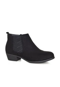 Avenue Women's Wide Width Darcy Chelsea Boot - 12 W, Black - Picture 1 of 6