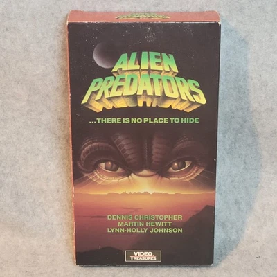 Alien Predators VHS Video Treasures 80s Horror Sci-fi SOV Cheesy Cult Classic  - Image 1 of 4