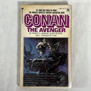 CONAN the AVENGER  by  ROBERT E. HOWARD et al   Soft Cover  1968 - Picture 1 of 7