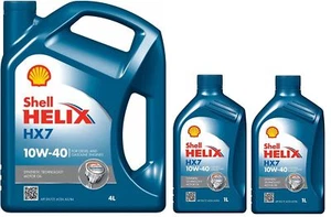 Kit cambio olio 6 LT Shell Helix HX7 10w/40 barattolo 4 litri + 2 baratt 1 litro - Foto 1 di 1
