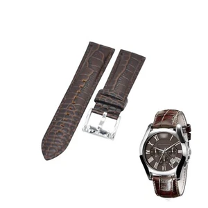 Correa de cuero marrón AR0671 22 mm para Emporio Armani - Imagen 1 de 7